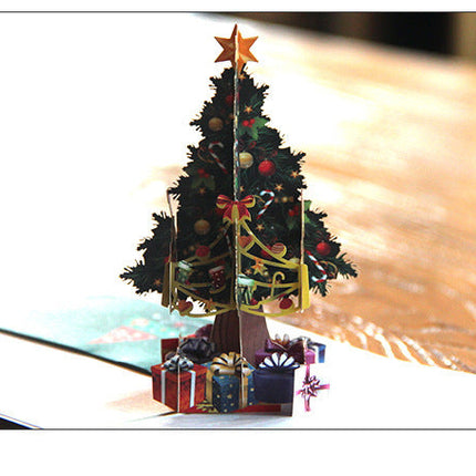 Three-dimensional Christmas greeting card