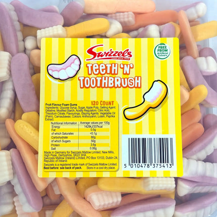 Swizzels Teeth 'n' Toothbrush Gummies – Pick and Mix Retro Sweets