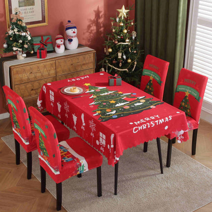Waterproof And Oil-proof Christmas Tablecloth
