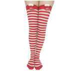 Red Stripes Christmas Socks / Average Size