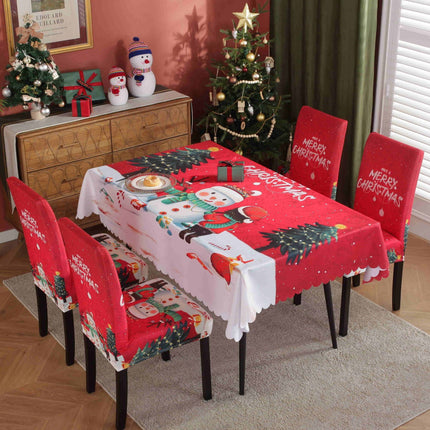 Waterproof And Oil-proof Christmas Tablecloth