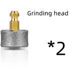 2pcs Grinding head / No