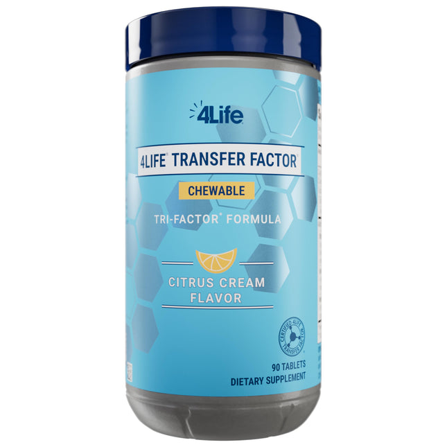 4Life Transfer Factor Chewable Tri-Factor Formula – Citrus Cream, 90 Tablets