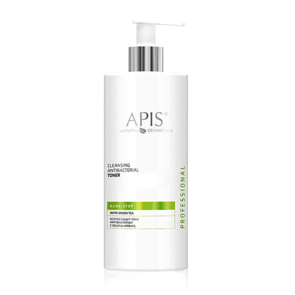 Apis ACNE-STOP Antibacterial Cleansing Toner with Green Tea | 500 ml
