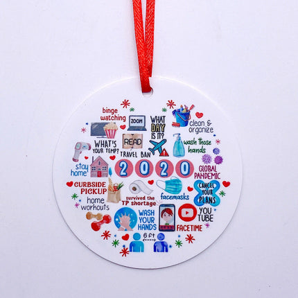 Christmas decoration isolated decorative mask