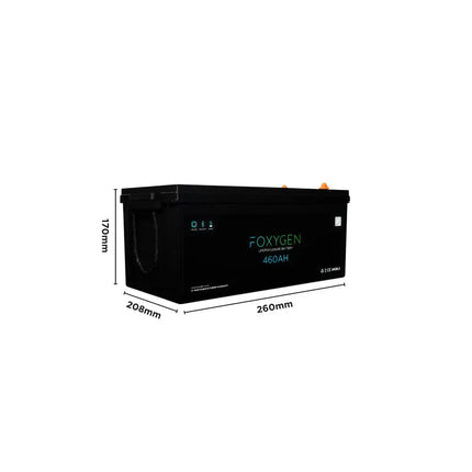 Foxygen 12V 460Ah LiFePO4 Leisure Battery with Bluetooth & Self-Heating