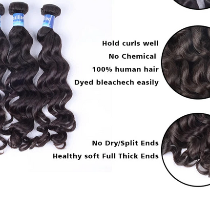 Best Human Hair Bundles Wholesale 10-30 Inch Raw Virgin Brazilian Loose Wave Cheveux Humains En Gros En Kilo