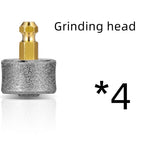 4pcs Grinding head / No