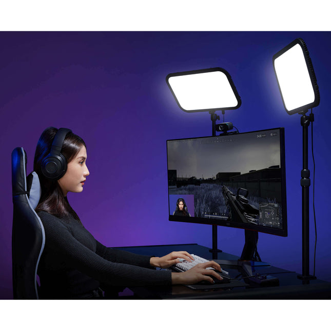 2x ES45 Bi-Colour LED Light E-Sports & Live Streaming Kit