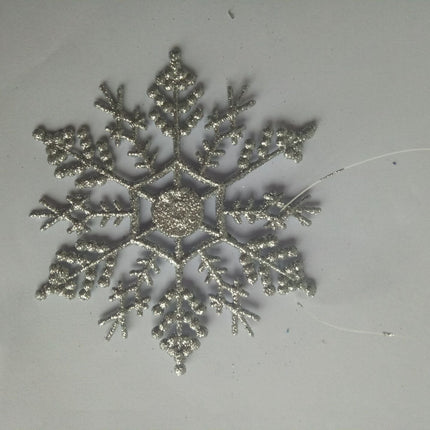 Christmas decorations, acrylic 10CM snowflakes, Christmas necessities, Christmas tree hanger powder wholesale