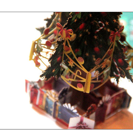 Three-dimensional Christmas greeting card