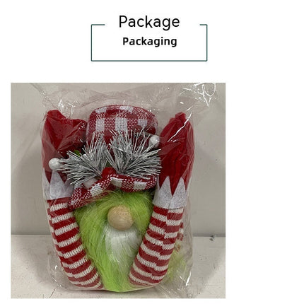 Christmas Long Legs Green Beard Doll Decoration Christmas Decorations