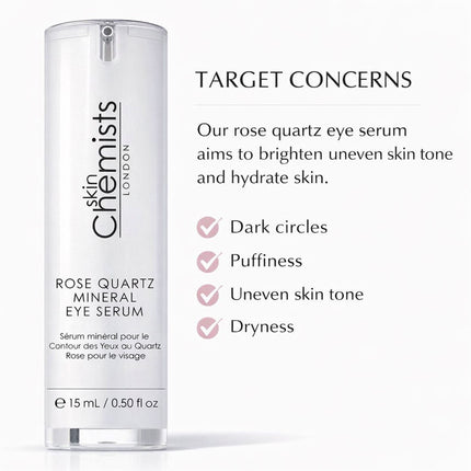 Rose Quartz Mineral Eye Serum 15ml