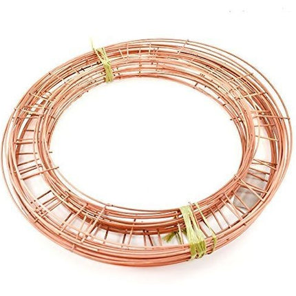 Christmas golden wreath