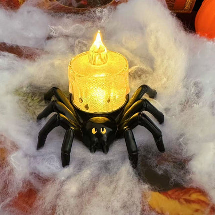 Halloween Pumpkin Spider Candle Light Decoration Props