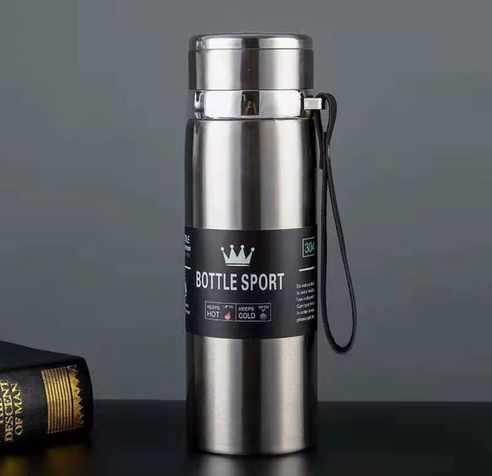 1L Thermal Water Bottle – Stainless Steel Vacuum Flask, Hot & Cold Insulated Thermos Bottle for Water, Tea & Coffee