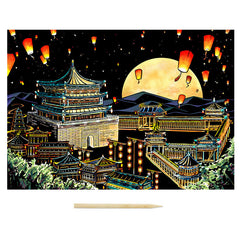 Nightview Living Room Decoration Painting