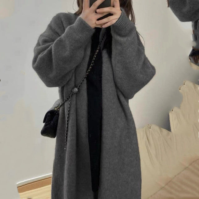 Loose Large Knitted Cardigan Women's Sweater
