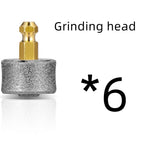 6pcs Grinding head / No