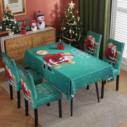 Waterproof And Oil-proof Christmas Tablecloth
