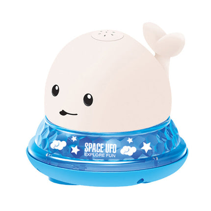 New Baby Bathroom Bath Electric Induction Whale Spray Small Toy
