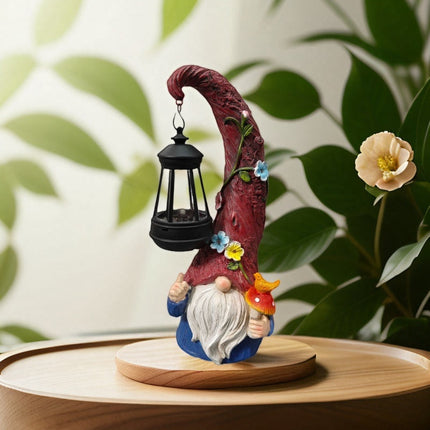 Christmas Snowman Resin Decorative Landscape Lamp