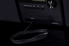 Maplin 3.5mm Aux Stereo 3-Pole Jack Plug to 3.5mm 3-Pole Jack Plug Cable - Black, 2m