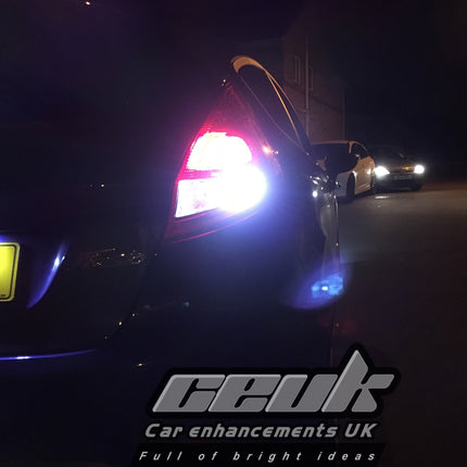 BriteVue 955 Reverse Light Bulb Upgrade – 10 SMD LED with Projector Lens (921 | W16W | T15)