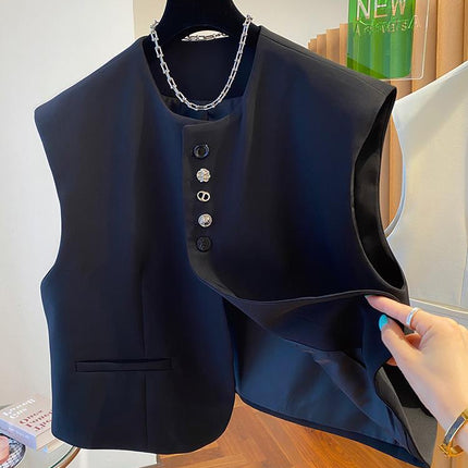 Loose-fitting Waistcoat Universal Bandage Dress