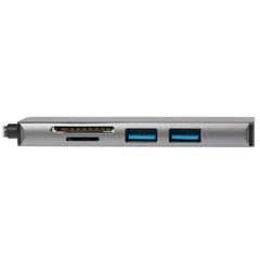 Maplin USB-C Multiport Hub to 2x USB-A 3.0 / HDMI 4K / SD Card Reader