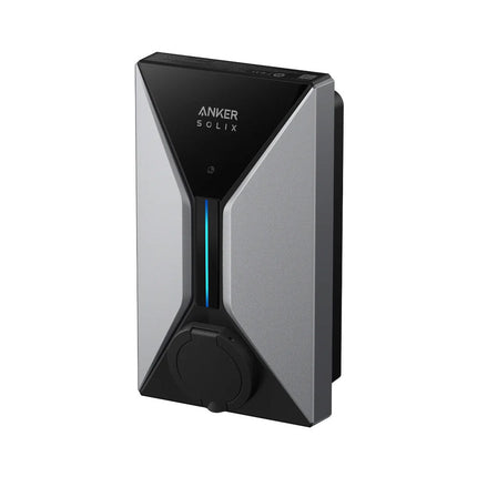 Anker SOLIX V1 7.4kW Smart EV Charger, Type 2 Socket Version with AI-Controlled Solar Charging and App Monitoring