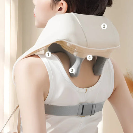 Multifunctional Cervical Massager Shoulder Neck Hot Compress Trapezius Muscle Massager
