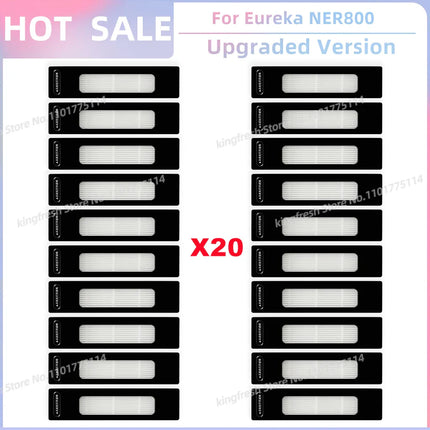 Compatible For Eureka NER800 Robot Vacuum Replacement Parts Main Roller Side Brush Hepa Filter Mop Cloth Accessories