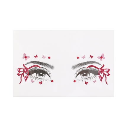 Mystical Butterfly Face Stickers