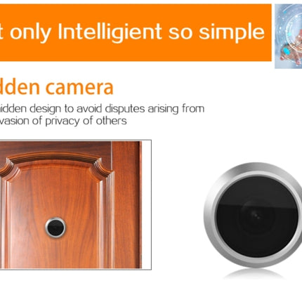 YB-30BH 3 inch Screen 1.0MP Security Camera Taking Picture Door Peephole, Support TF Card