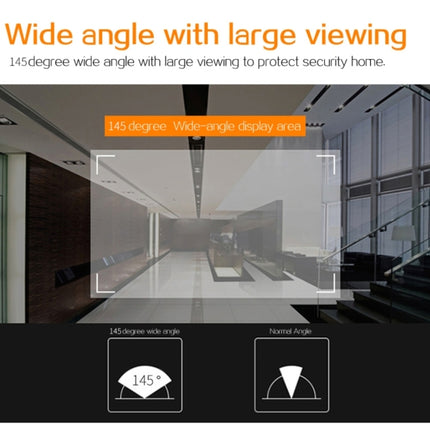 YB-30BH 3 inch Screen 1.0MP Security Camera Taking Picture Door Peephole, Support TF Card
