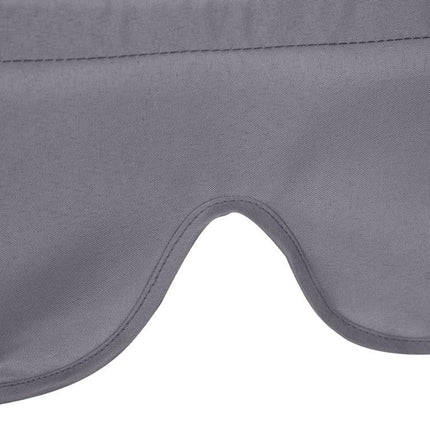 Outdoor Cushions for 3-Seater Garden Swing with Ties, 2 Pieces (130x45x5 cm), Grey