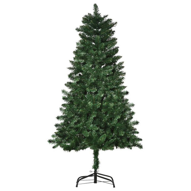 Artificial Christmas Tree, 150 cm High, 454 Tips, Realistic Nordmann-Style Needles, Green