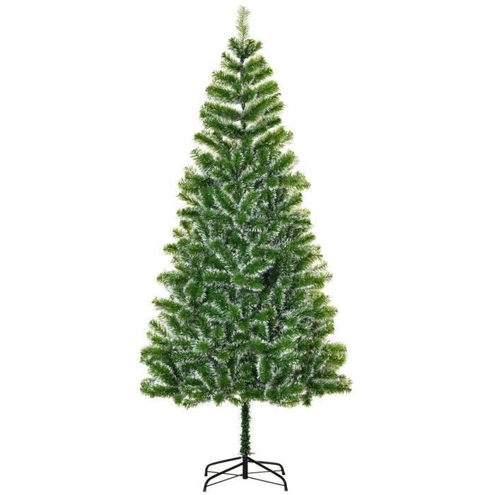 árbol de Navidad Artificial de 210 cm con 968 Ramas Decoración Navide?a para Interior Fiestas ?100x210 cm Verde