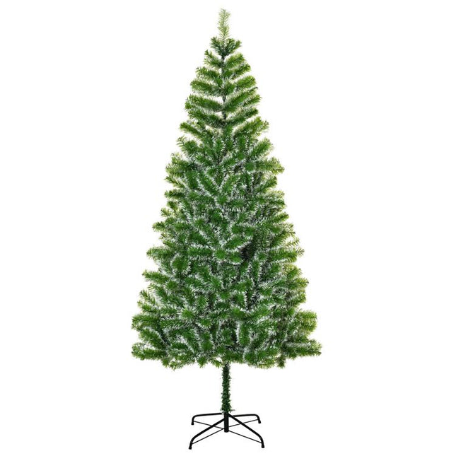 árbol de Navidad Artificial de 210 cm con 968 Ramas Decoración Navide?a para Interior Fiestas ?100x210 cm Verde