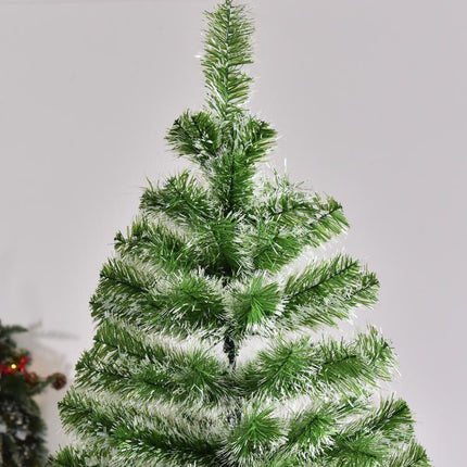 árbol de Navidad Artificial de 210 cm con 968 Ramas Decoración Navide?a para Interior Fiestas ?100x210 cm Verde