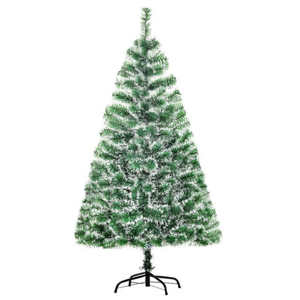 Albero di Natale Artificiale da 416 Rami in PET con Base in Metallo, ?75x150 cm, Verde