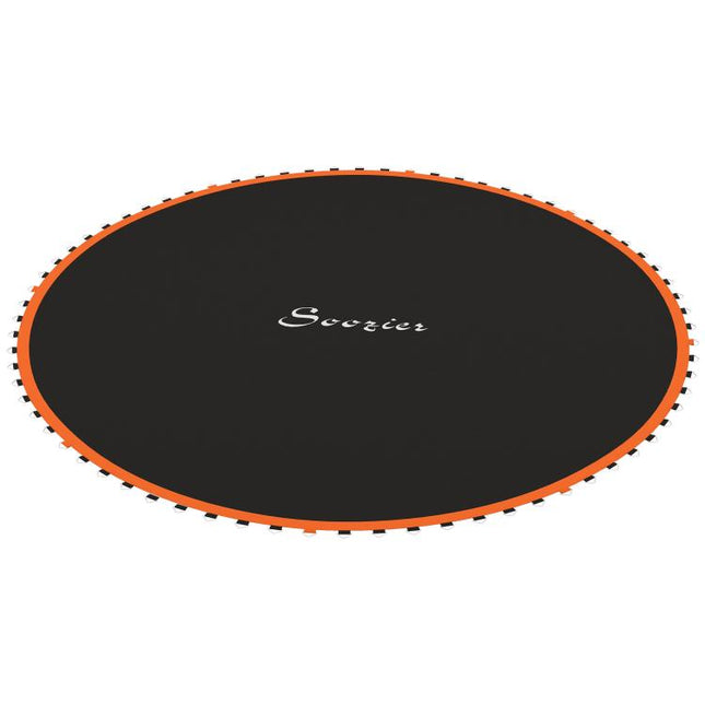 Trampoline Replacement Mat, Fits 12 feet Trampoline w/ 72 V-Hooks & 5.5 inch Springs (Spring & Frame not Included), Orange
