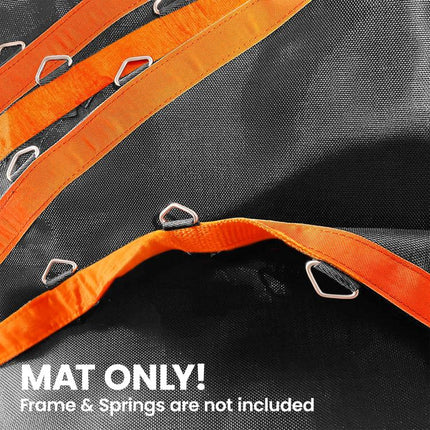 Trampoline Replacement Mat, Fits 12 feet Trampoline w/ 72 V-Hooks & 5.5 inch Springs (Spring & Frame not Included), Orange