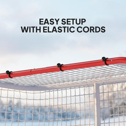 Hockey Net 6 x 4 ft All Weather Street Hockey Goal Steel Frame