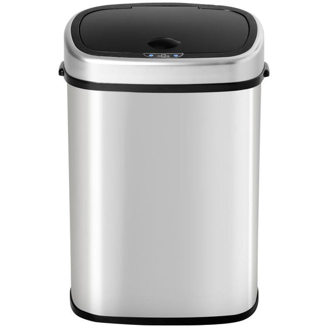 Stainless Steel Kitchen Sensor Dustbin Automatic Touchless Rubbish Garbage Waste Bin 48L Silver