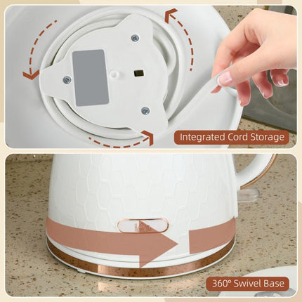 3kW Rapid Boil Honeycomb Kettle - Cream