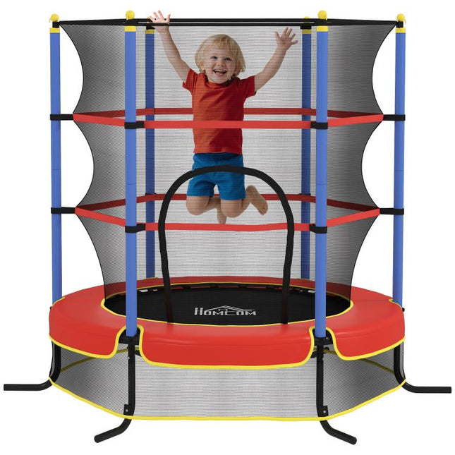 Kids Trampoline, with Safety Net, for Ages 3-10 Years