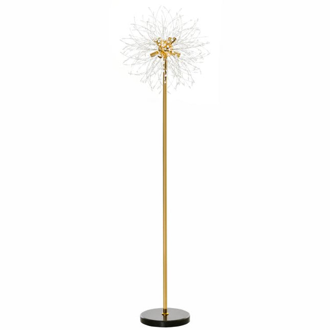 160cm Dandelion-Crystallite Floor Lamp, with Foot Switch