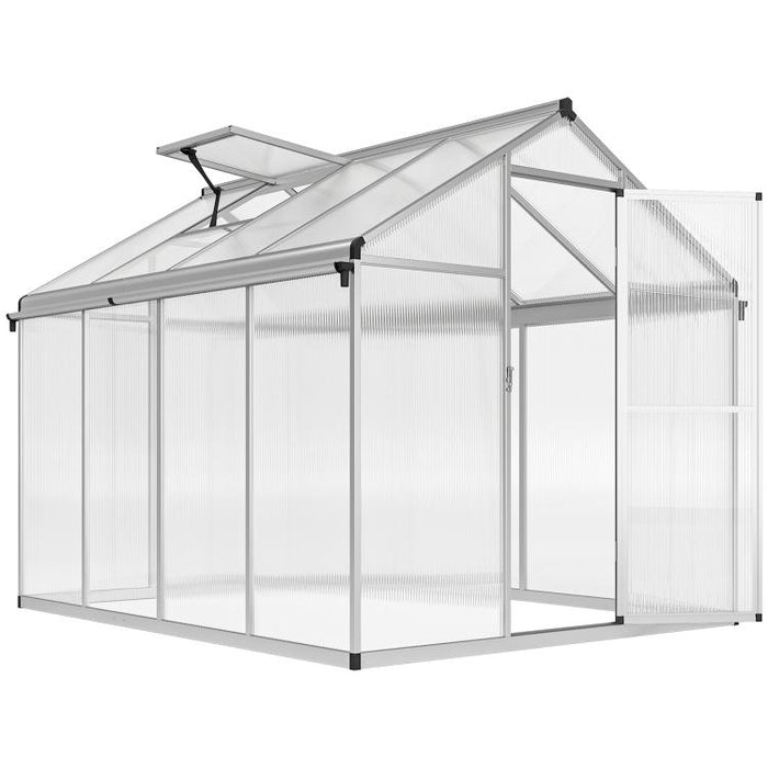 8 x 6ft Aluminium Frame Greenhouse